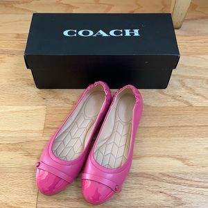 Coach Bright Tulip Ballet Flats